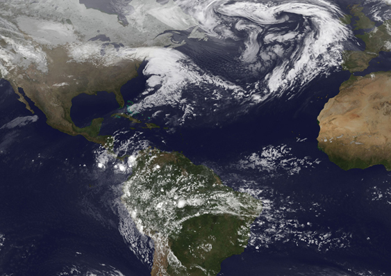Sling Effect in Clouds Brings on the Rain